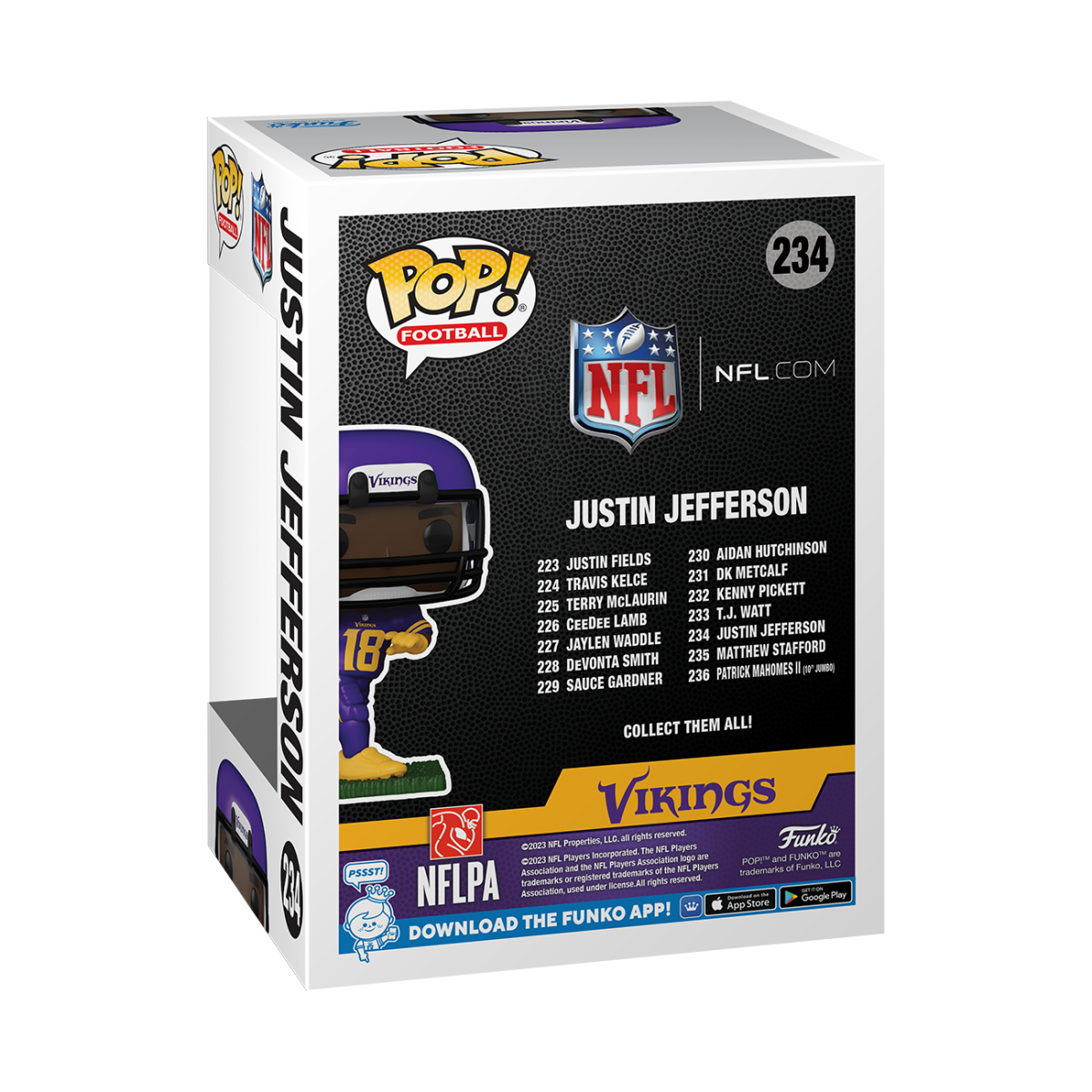 Justin Jefferson Funko Pop - $14.99